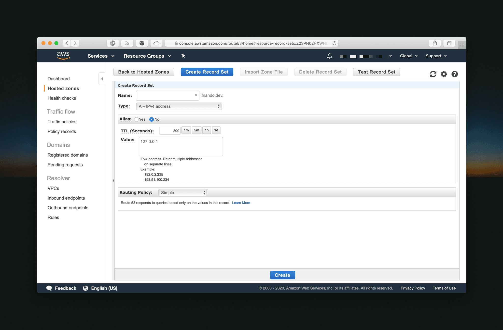 aws-route53-loopback-wildcard